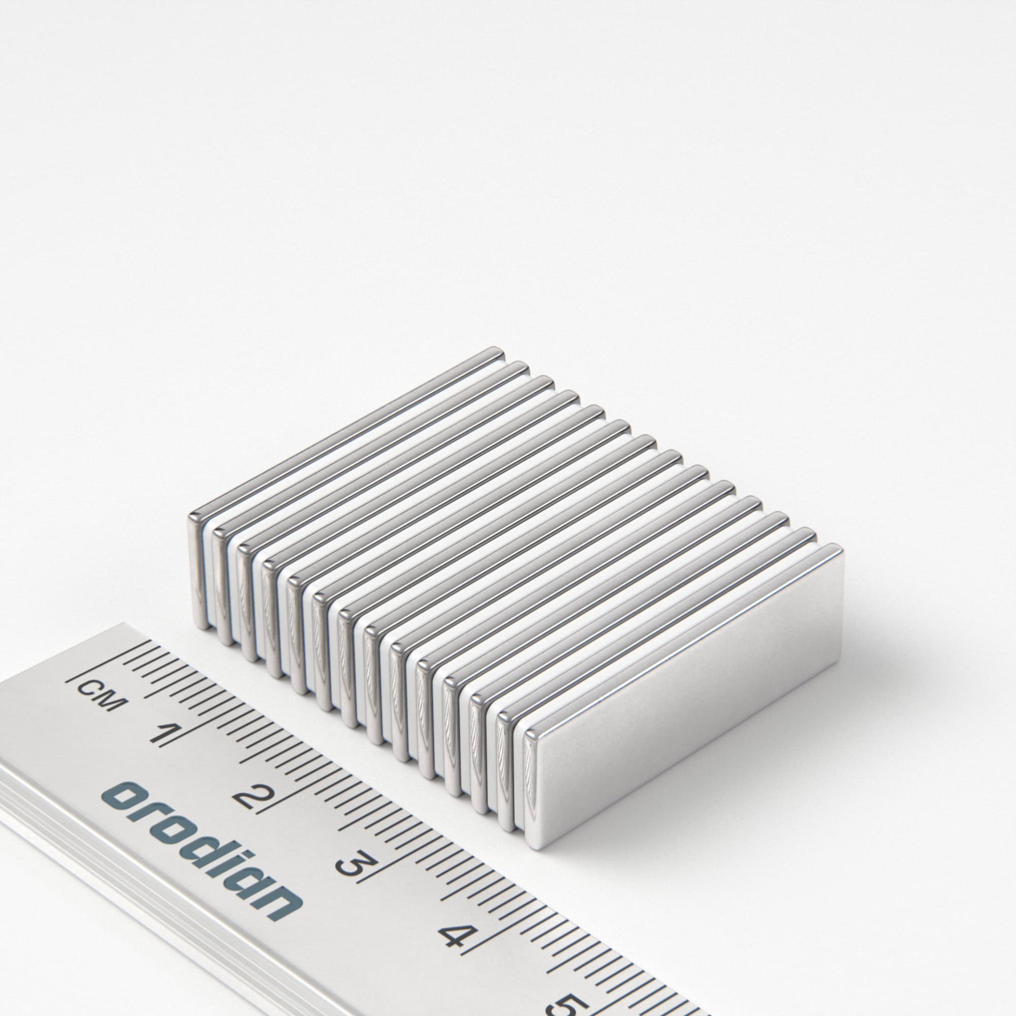Neodymium magnet, block, 30×10×1.5 mm - N38