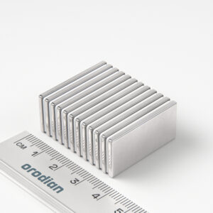 Neodymium magnet, block, 30×15×2 mm - N38