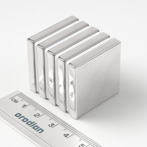Neodymium magnet, block, 30×30×5 mm - N38