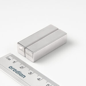 Neodymium magnet, block, 40×10×10 mm - N38
