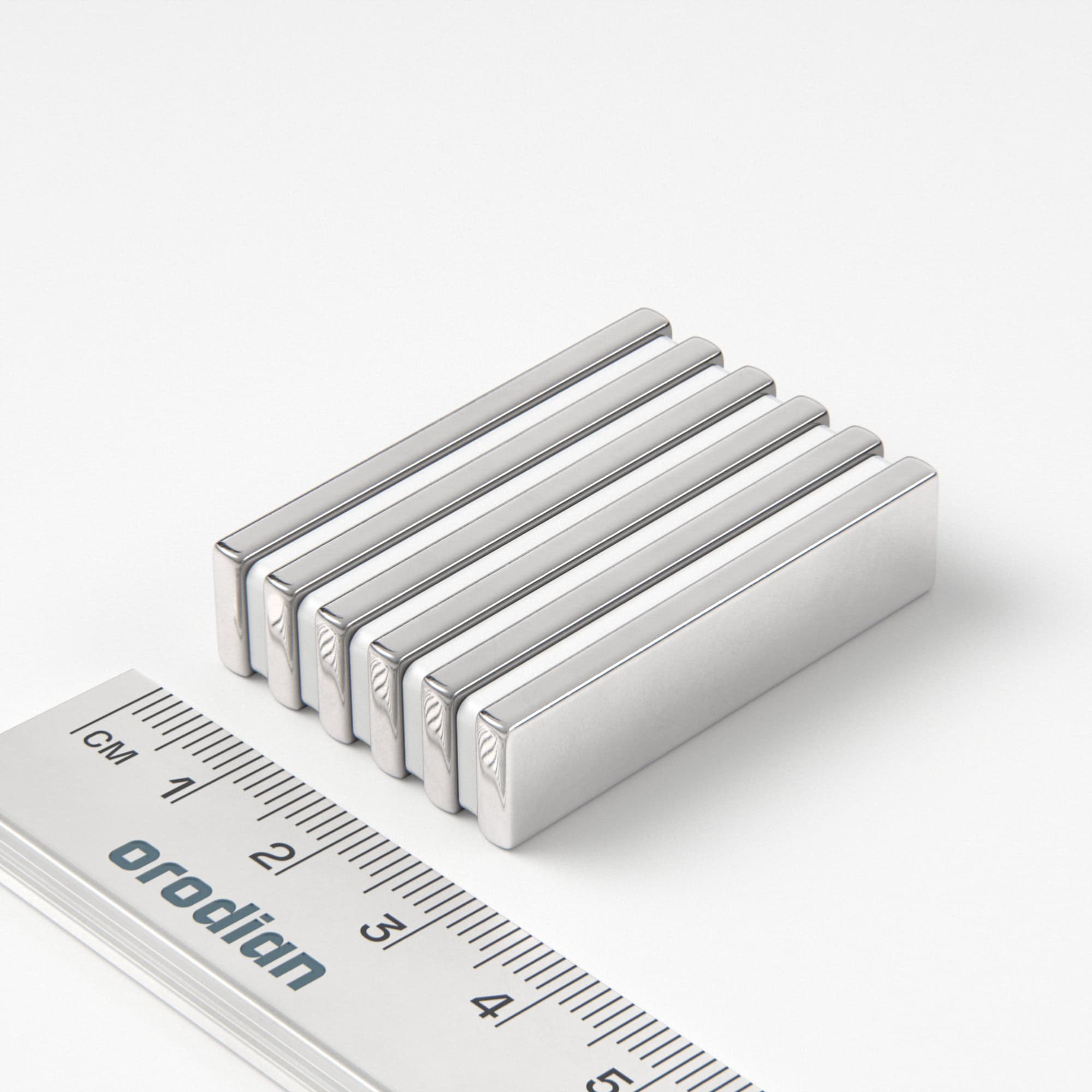 Neodymium magnet, block, 40×10×3 mm - N38