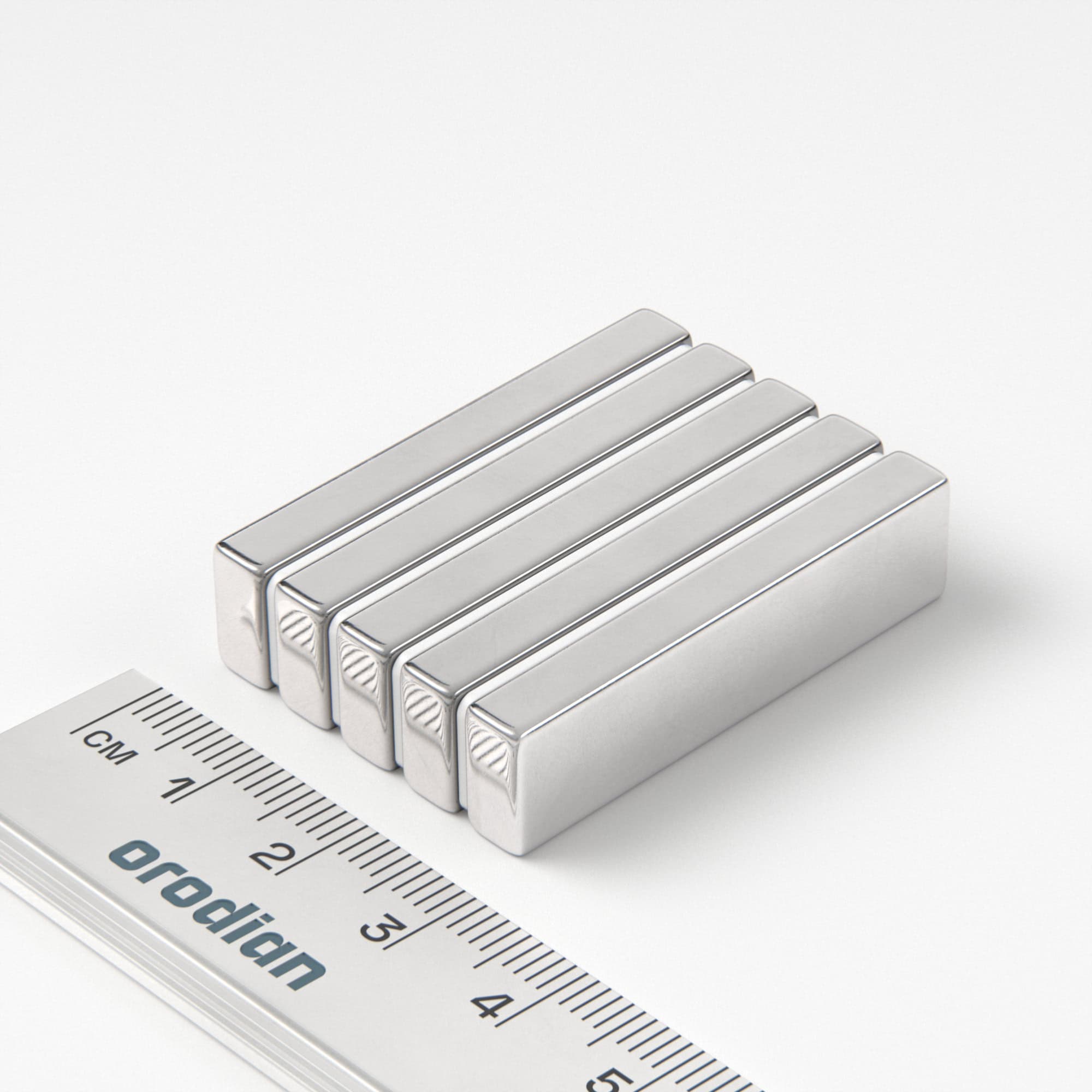 Neodymium magnet, block, 40×10×5 mm - N38