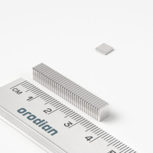 Neodymium magnet, block, 5×5×1 mm - N38