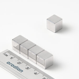 Neodymium magnet, cube, 10×10×10 mm - N38
