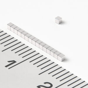 Neodymium magnet, cube, 1×1×1 mm - N52
