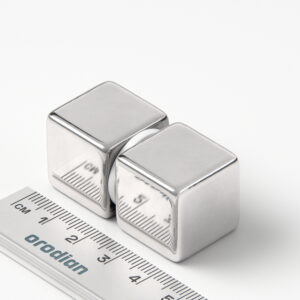 Neodymium magnet, cube, 20×20×20 mm - N38
