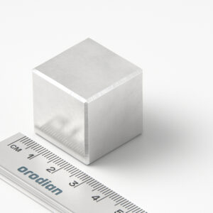 Neodymium magnet, cube, 25×25×25 mm - N38
