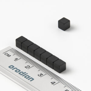 Neodymium magnet, cube, 5×5×5 mm, epoxy - N35