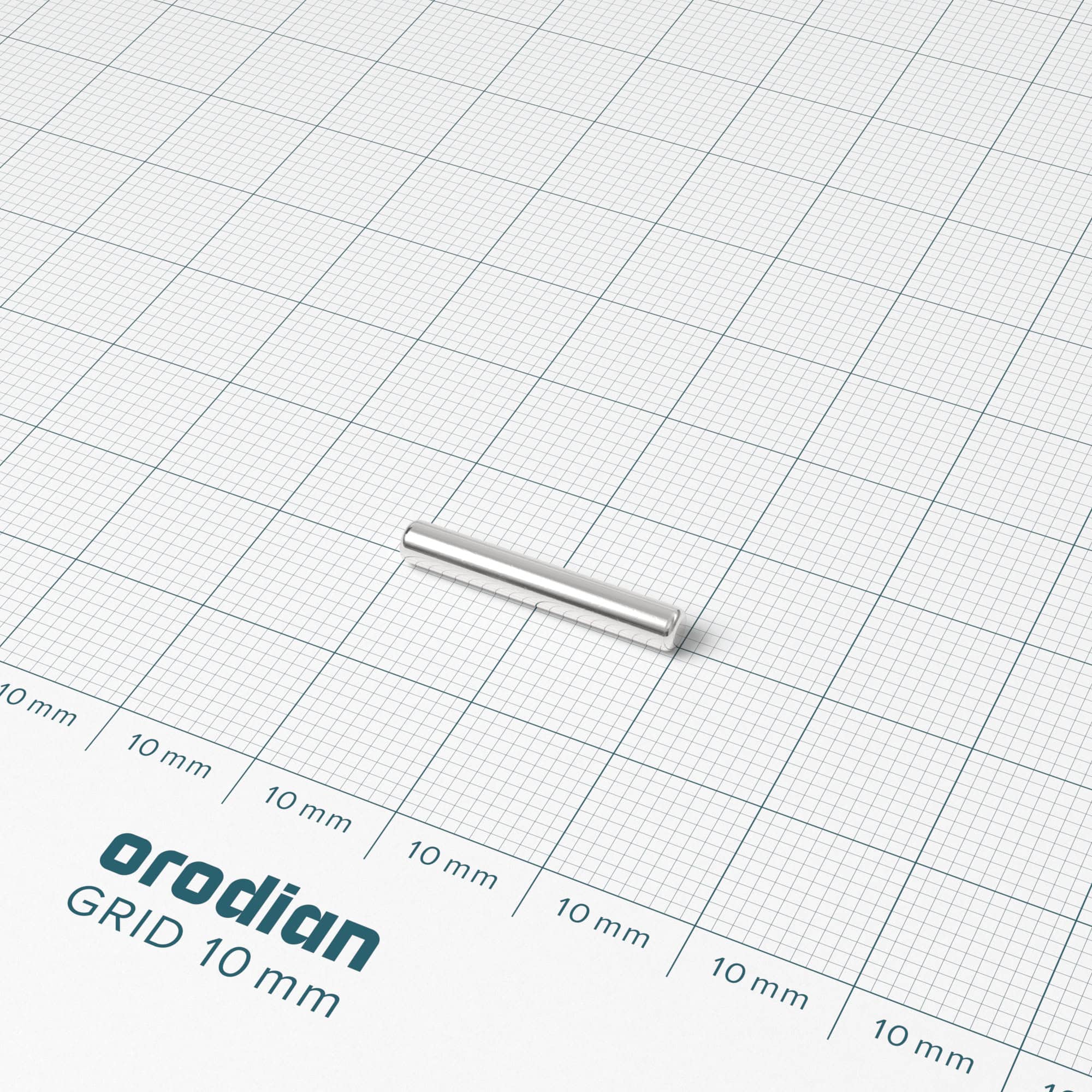Neodymium magnet, disc, 3×20 mm - N38 - Image 2