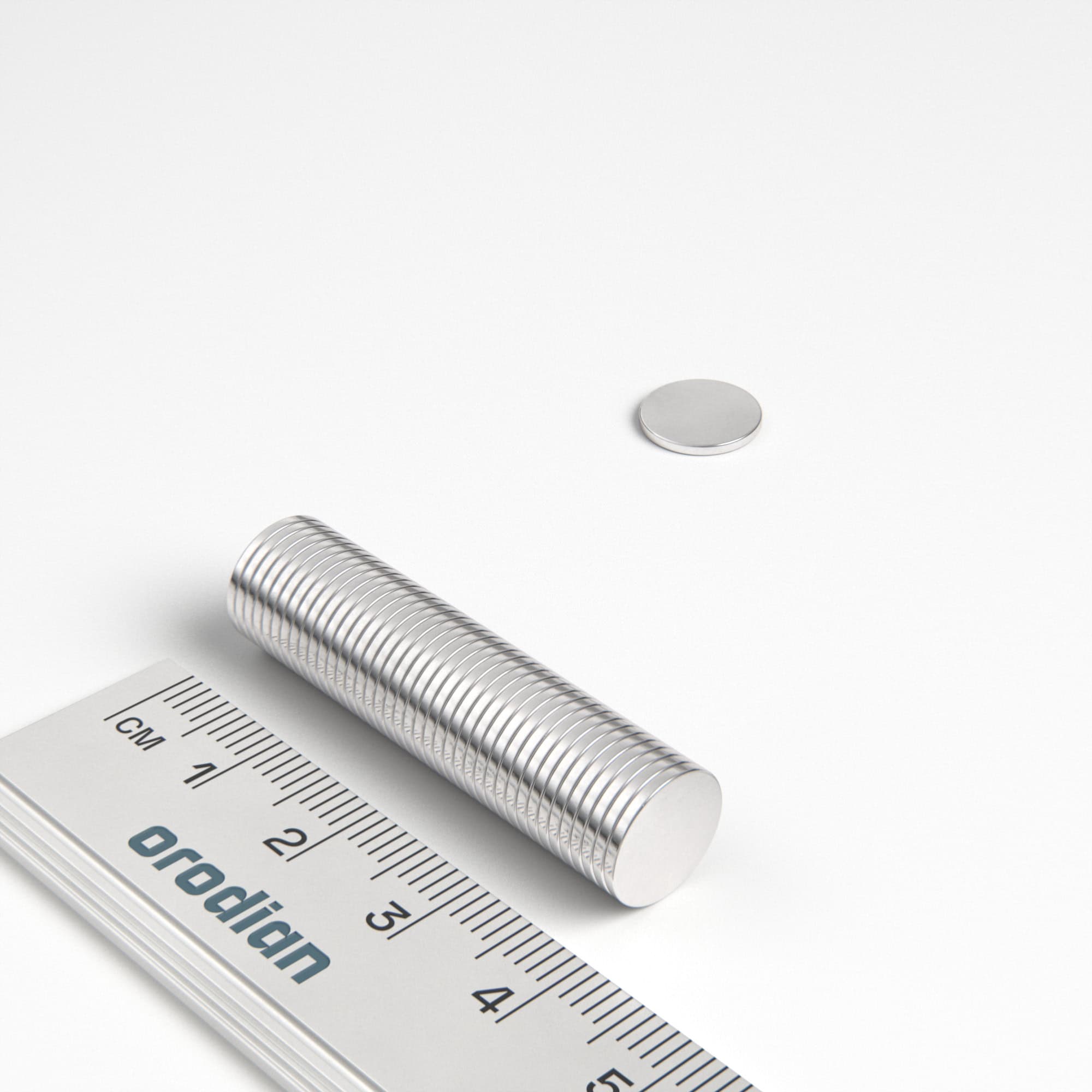 Neodymium magnet, disc, 10×1 mm - N38