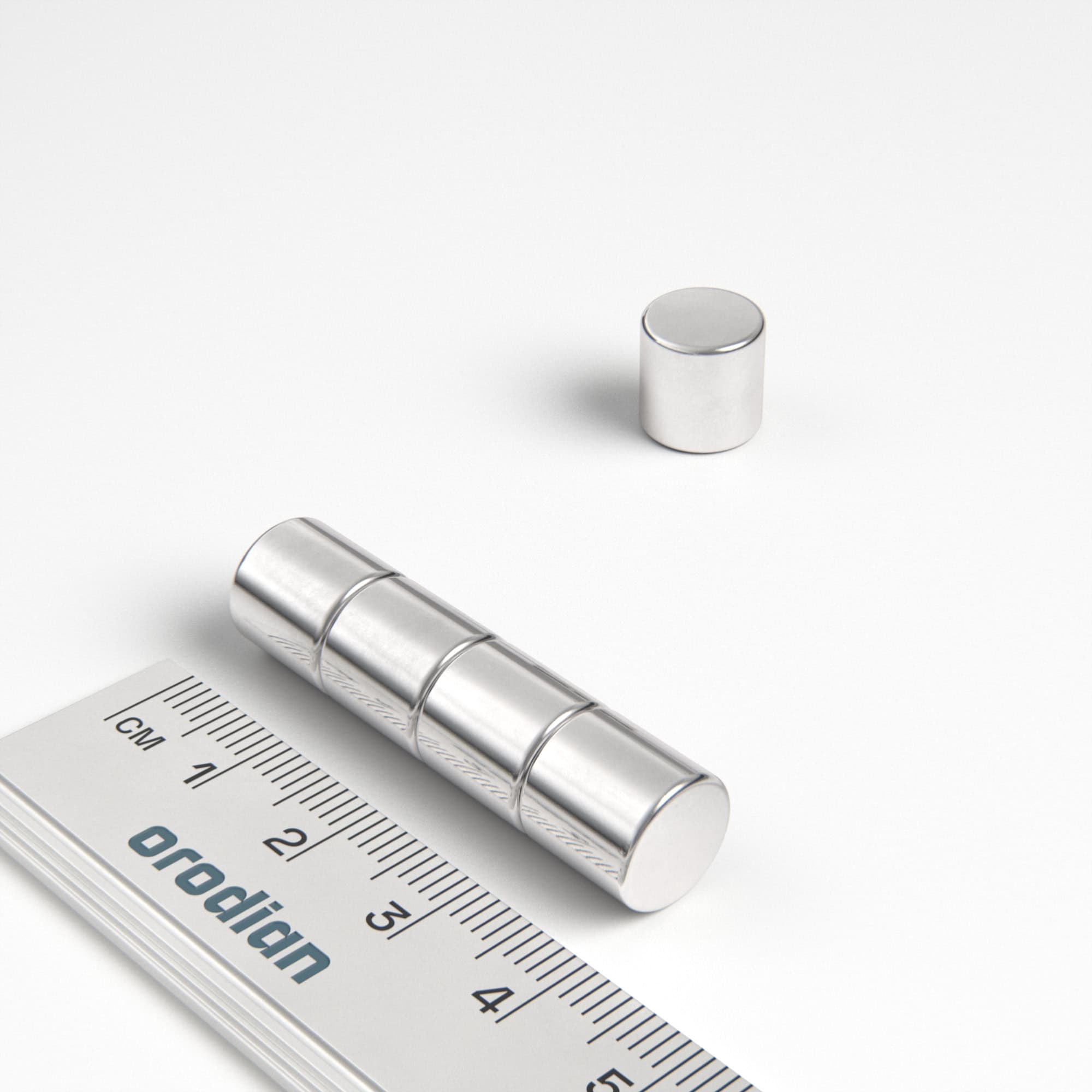 Neodymium magnet, disc, 10×10 mm - N38