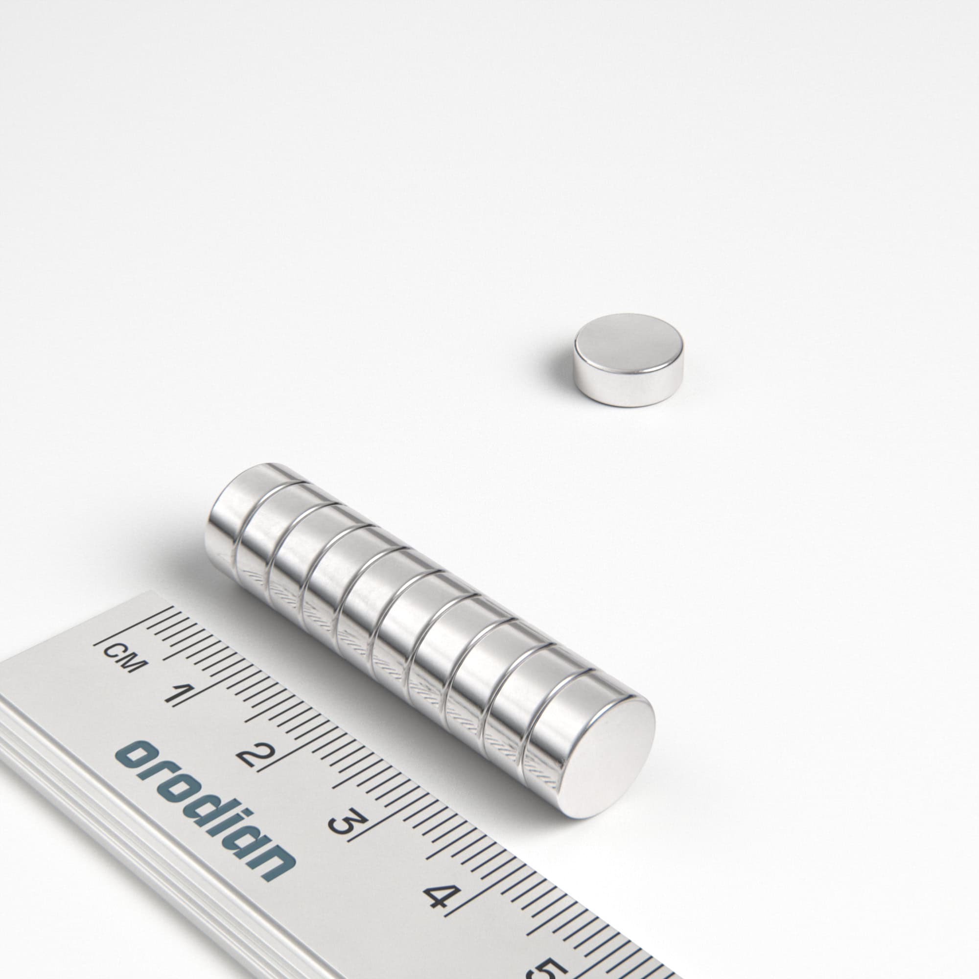 Neodymium magnet, disc, 10×4 mm - N38
