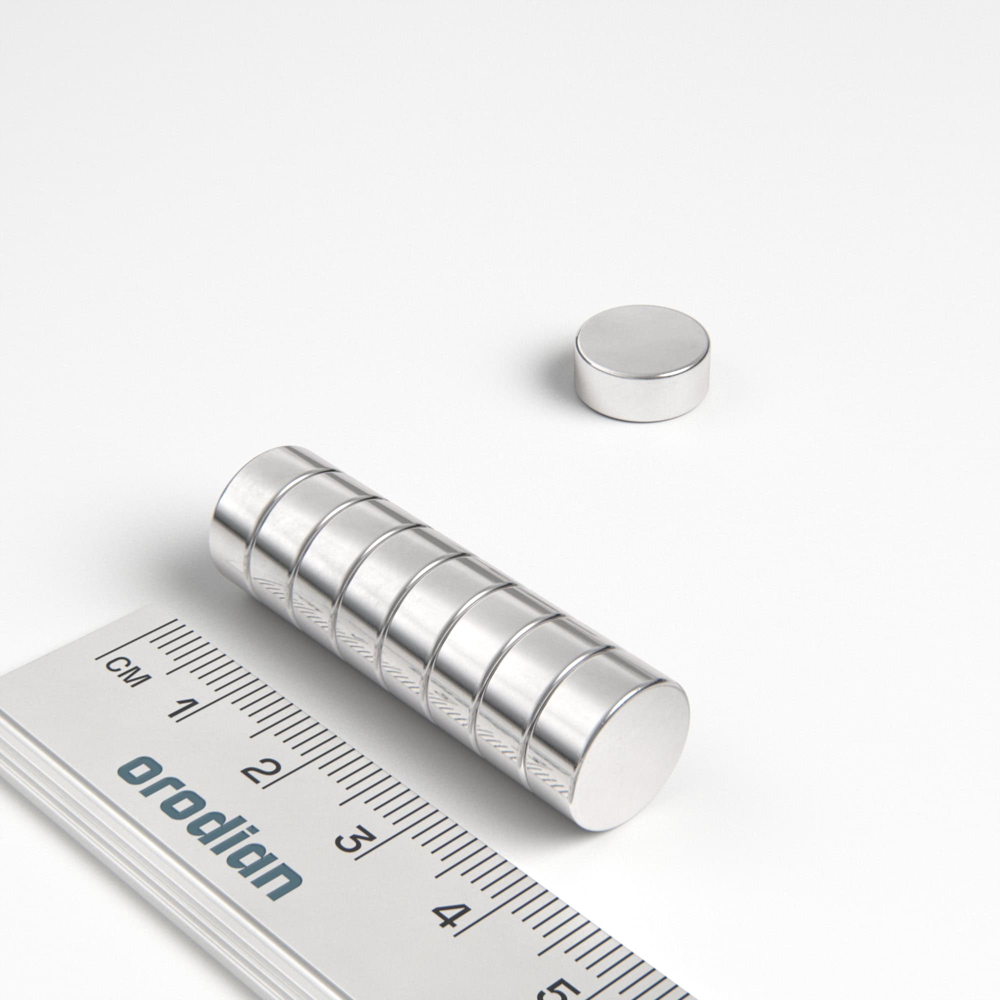 Neodymium magnet, disc, 12×5 mm - N38