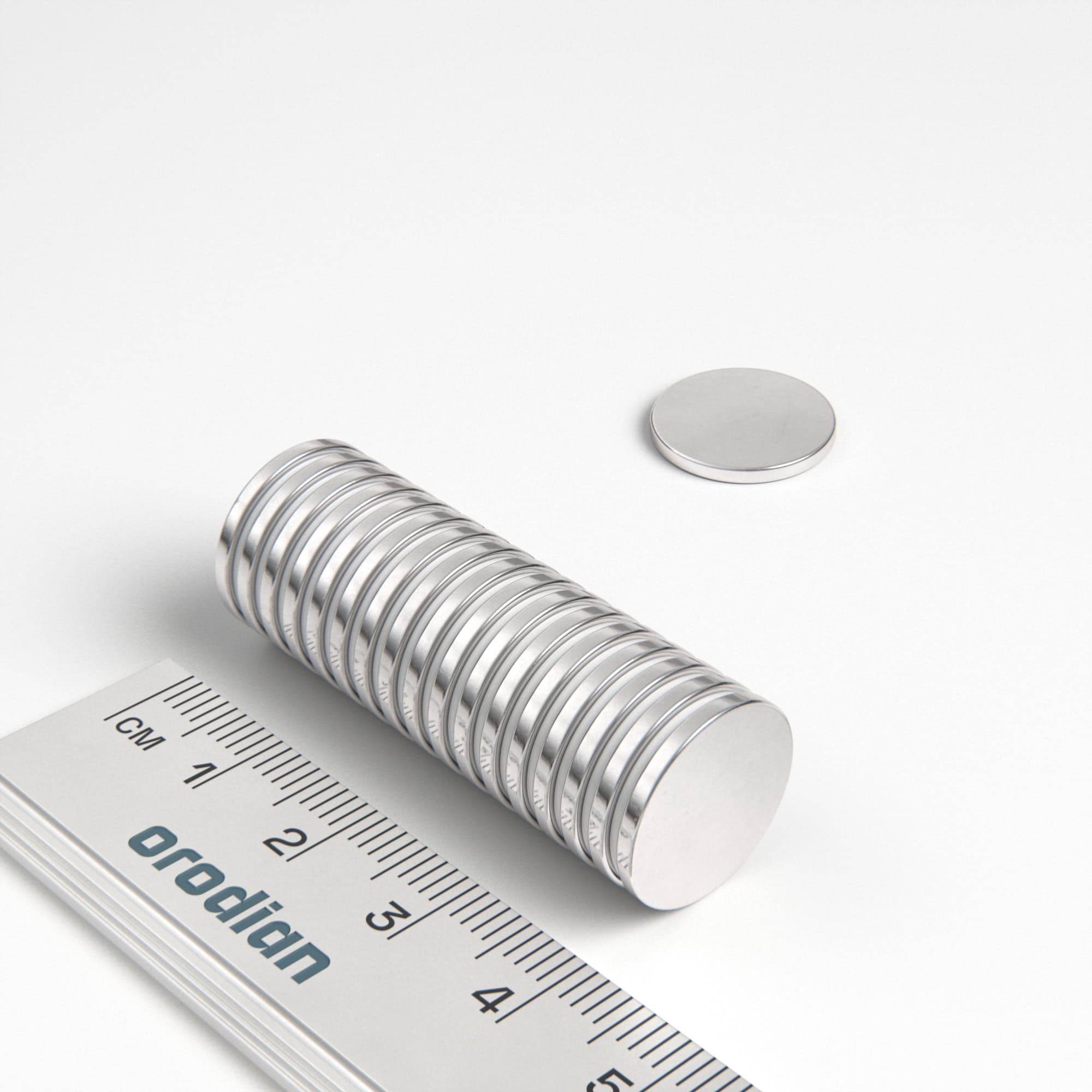 Neodymium magnet, disc, 15×1.5 mm - N38