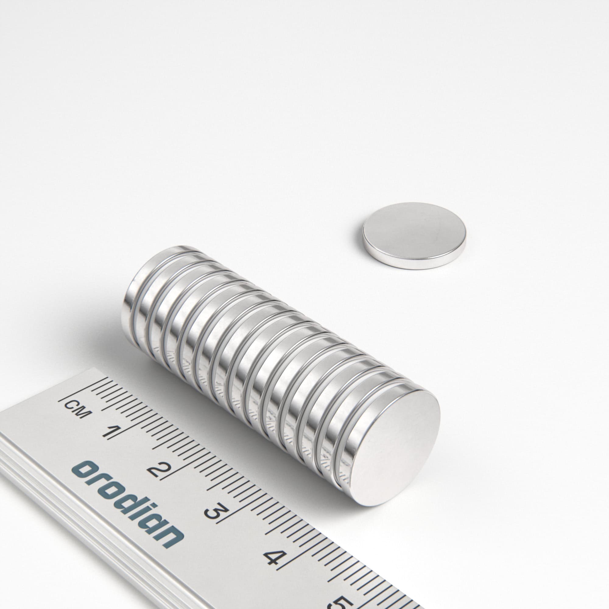 Neodymium magnet, disc, 15×2 mm - N38