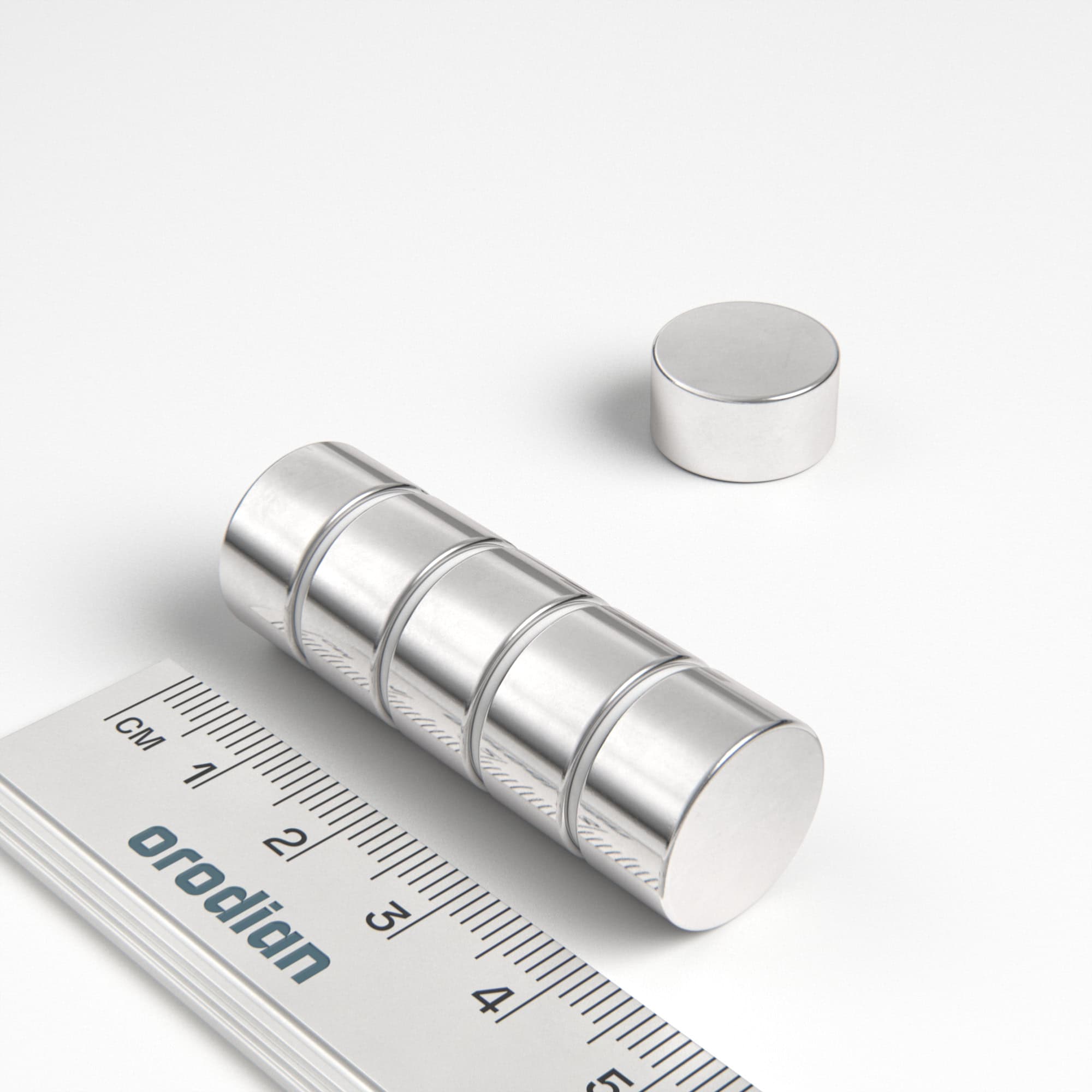 Neodymium magnet, disc, 15×8 mm - N38