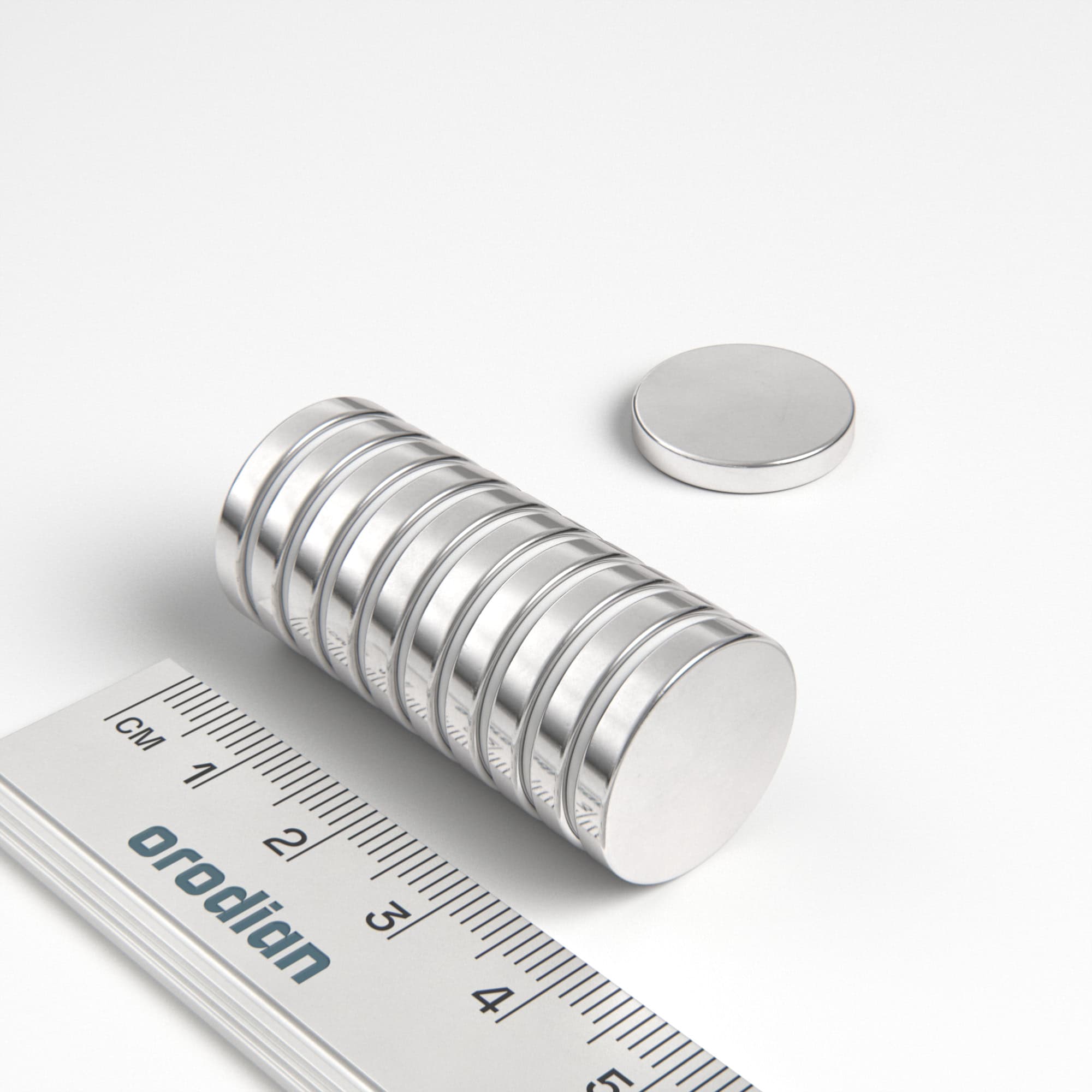 Neodymium magnet, disc, 18×3 mm - N38