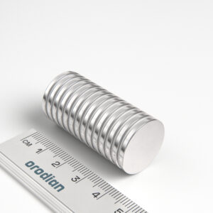 Neodymium magnet, disc, 20×2 mm - N38