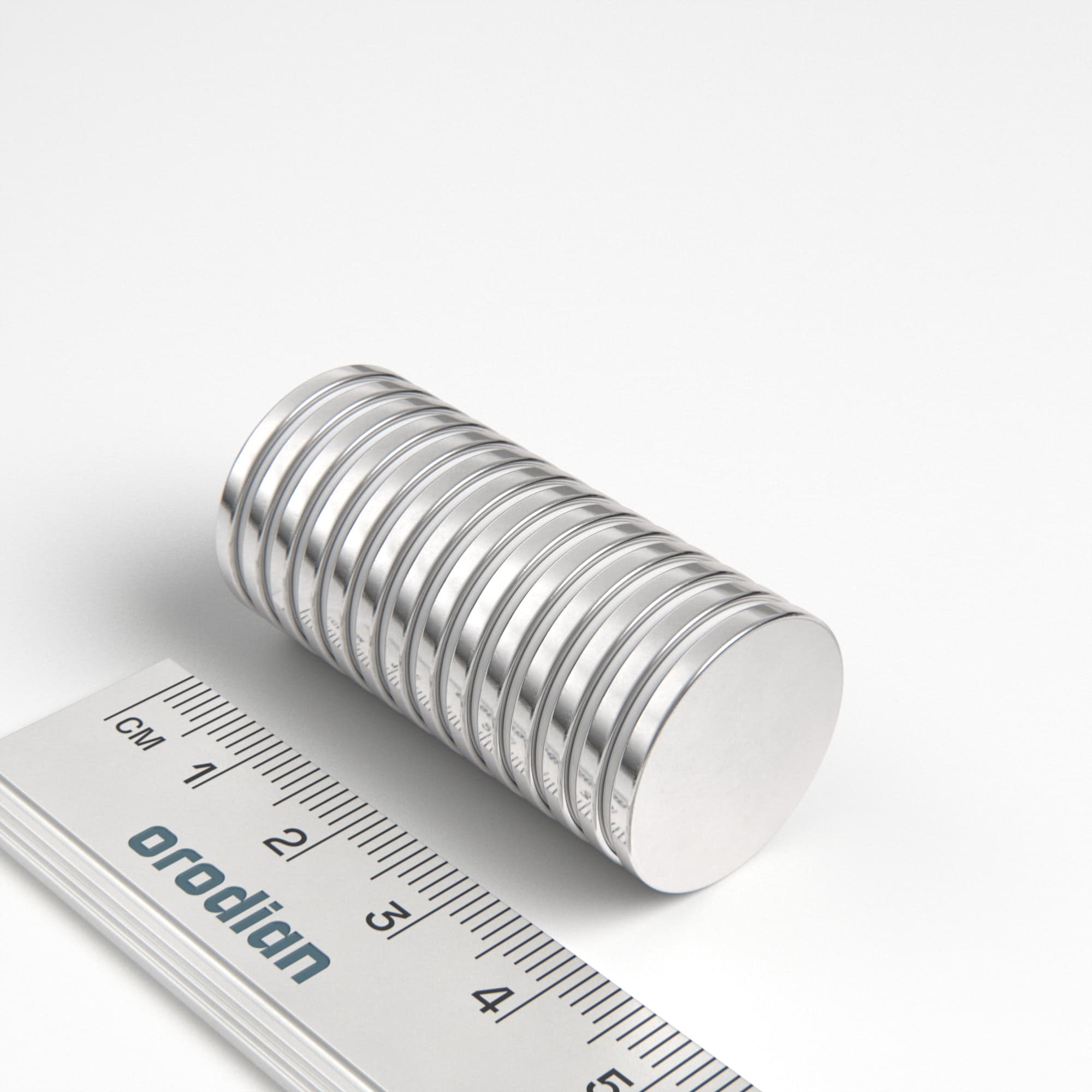 Neodymium magnet, disc, 20×2 mm - N38