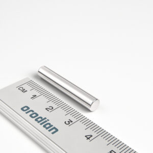 Neodymium magnet, disc, 5×30 mm (diametral magnetisation) - N48