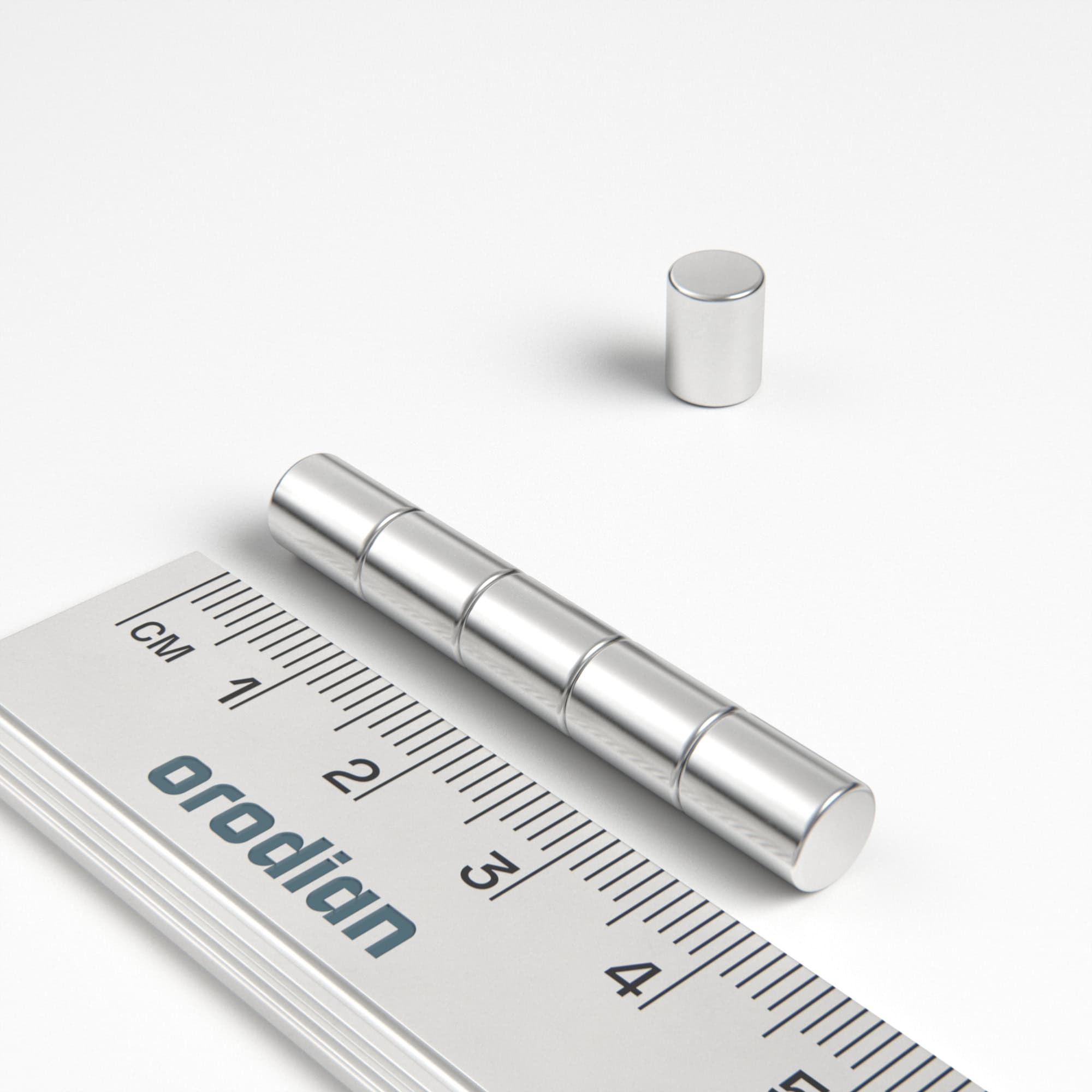 Neodymium magnet, disc, 6×8 mm - N38