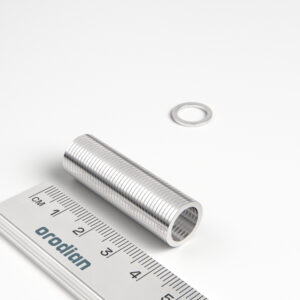 Neodymium magnet, ring, 12-9×1 mm - N38