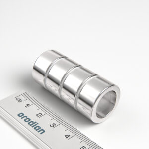 Neodymium magnet, ring, 20-14×10 mm - N38