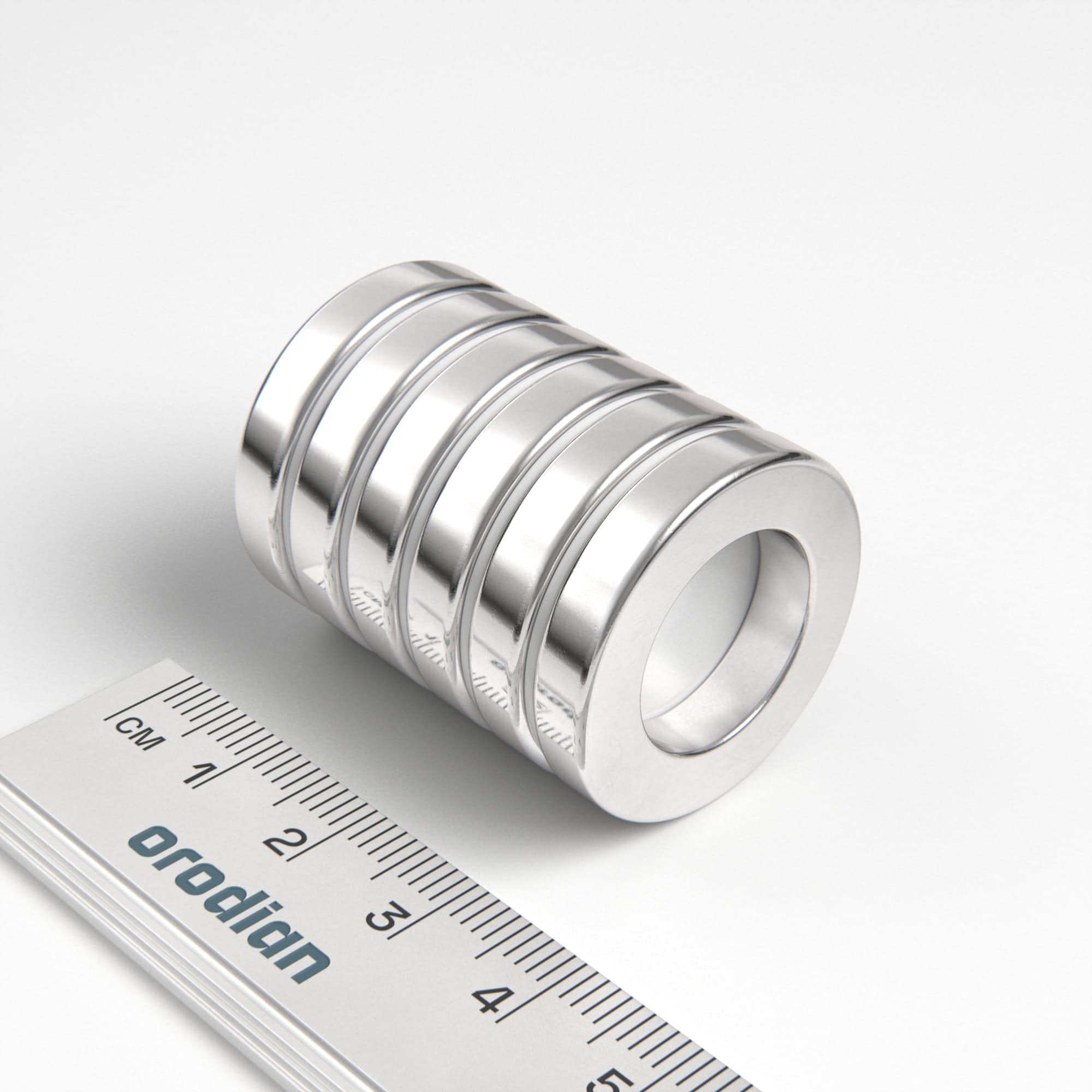 Neodymium magnet, ring, 26.75-16×5 mm - N42