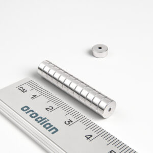 Neodymium magnet, ring, 7-1.5×3 mm - N38
