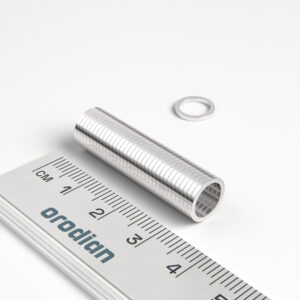 Neodymium magnet, ring, 9-7×1 mm - N38